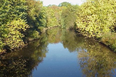 Little Neshaminy 
                                Creek near Neshaminy, Pennsylvania, looking upstream. Photograph courtesy of U.S. Geological 
                                Survey Pennsylvania Water Science Center Hydrologic Surveillance Program staff, Exton office.