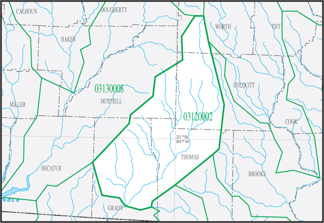 Click on the Additional Information for this Watershed link below the map