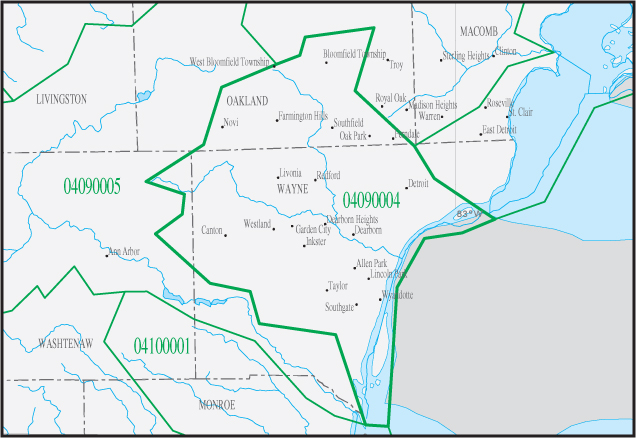 Click on the Additional Information for this Watershed link below the map