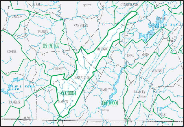 Click on the Additional Information for this Watershed link below the map