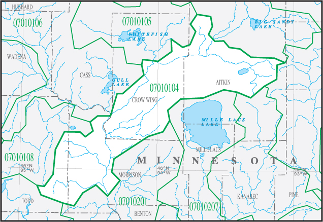 Click on the Additional Information for this Watershed link below the map