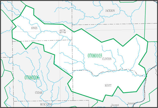 Click on the Additional Information for this Watershed link below the map