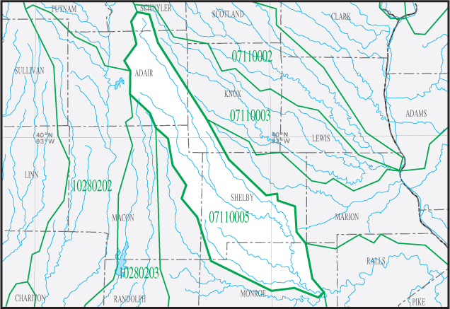 Click on the Additional Information for this Watershed link below the map