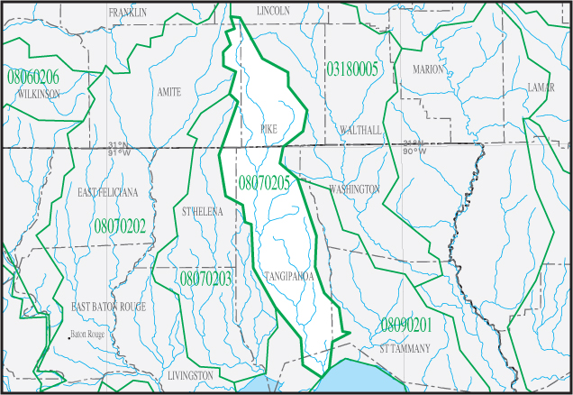 Click on the Additional Information for this Watershed link below the map