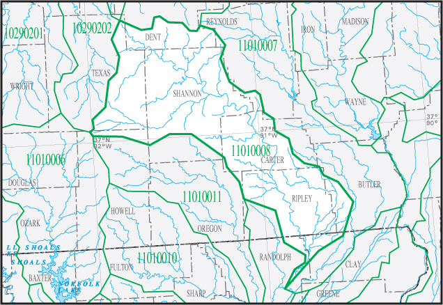 Click on the Additional Information for this Watershed link below the map