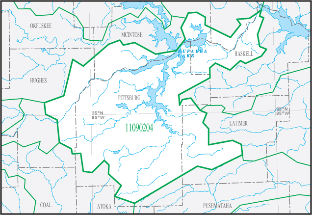 Click on the Additional Information for this Watershed link below the map