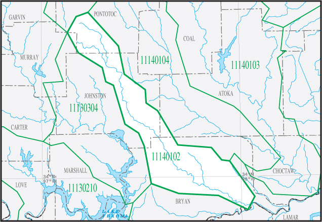 Click on the Additional Information for this Watershed link below the map