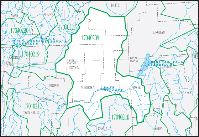 Click on the Additional Information for this Watershed link below the map