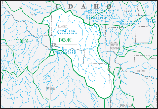 Click on the Additional Information for this Watershed link below the map