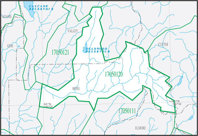 Click on the Additional Information for this Watershed link below the map