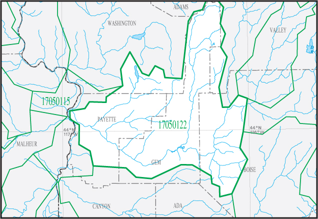 Click on the Additional Information for this Watershed link below the map