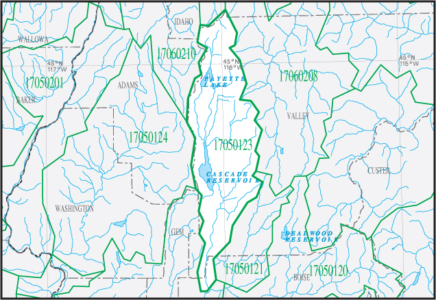 Click on the Additional Information for this Watershed link below the map