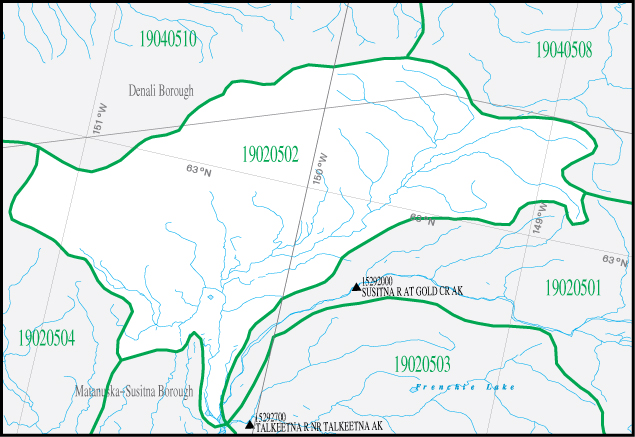 Click on the Additional Information for this Watershed link below the map